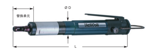 P-PSG型预绕压器的HELICOIL®产品用气动安装工具
